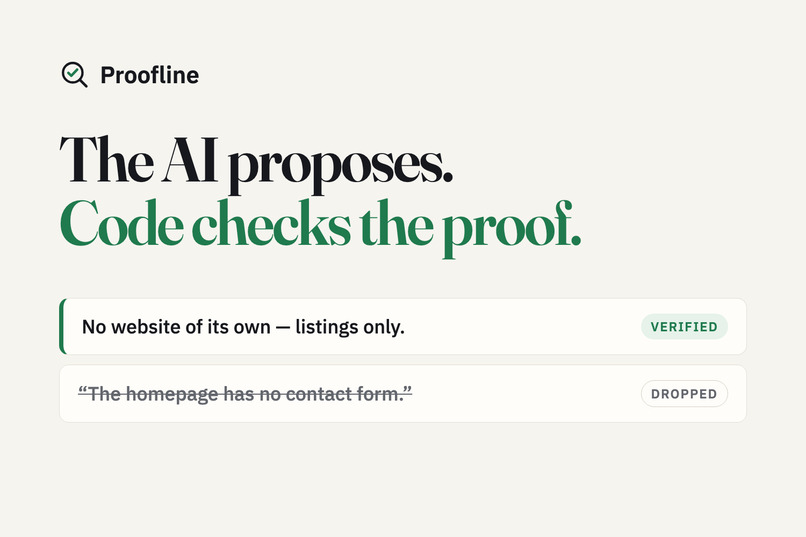 Proofline – screenshot 1