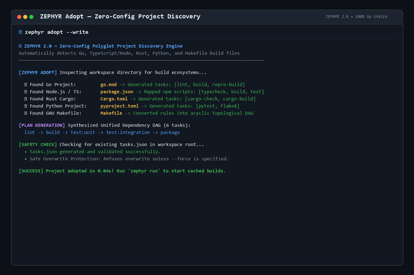 ZEPHYR 2.0: Local First Build Intelligence Engine – screenshot 11