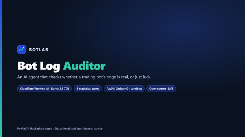 BOTLAB Bot Log Auditor – screenshot 1