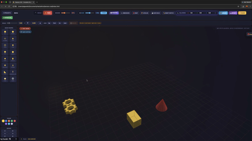 Banana CAD – screenshot 3