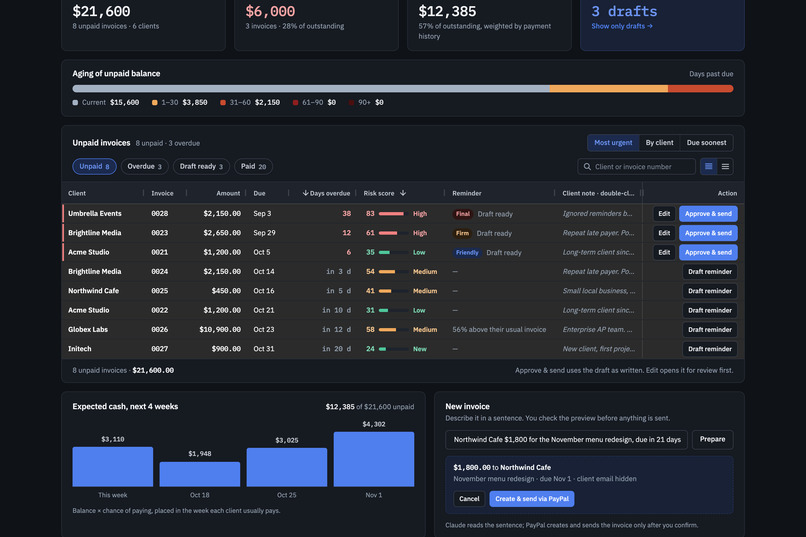 Invoice Chaser – screenshot 4