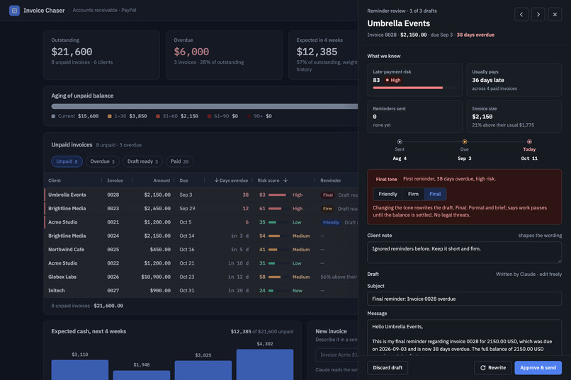 Invoice Chaser – screenshot 5