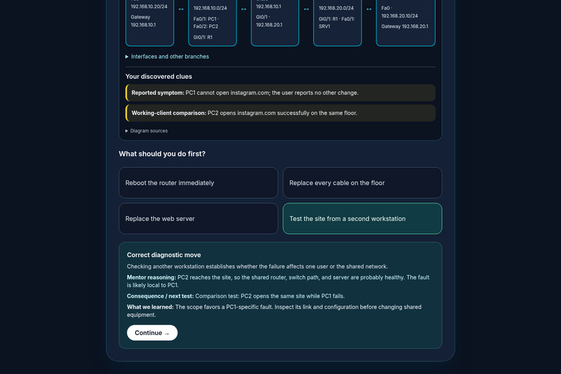 Outage Ops — Collaborative IT Troubleshooting Practice – screenshot 4