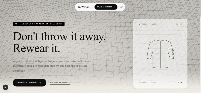 ReWear AI "Old clothes, new designs" – screenshot 4