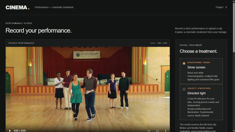 CINEMA – screenshot 1
