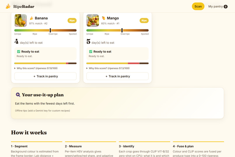 RipeRadar – screenshot 3