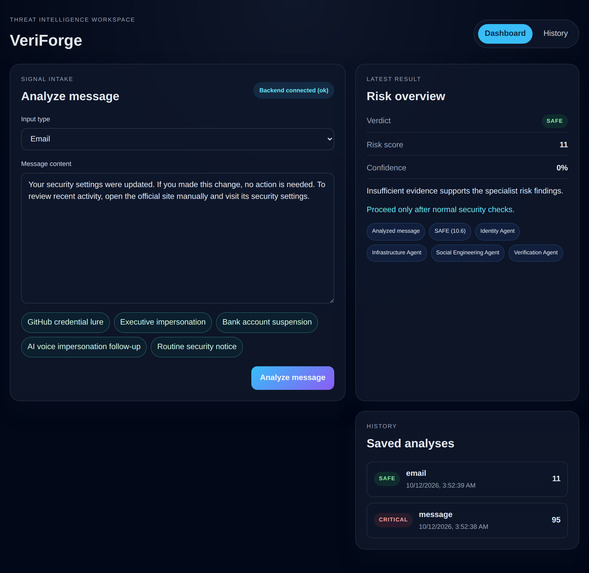 VeriForge – screenshot 1