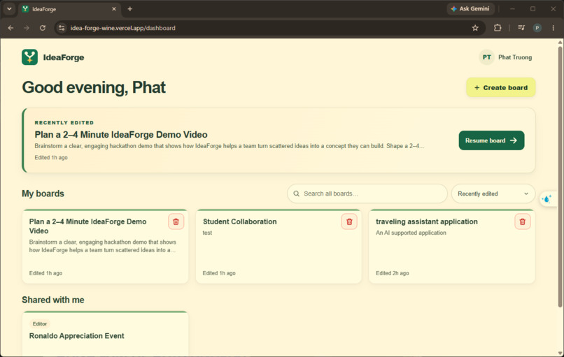 IdeaForge – screenshot 3