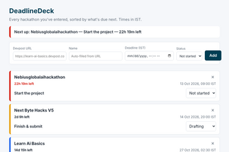 DeadlineDeck