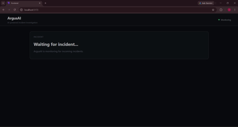 ArgusAI — AI-Powered Incident Intelligence – screenshot 2