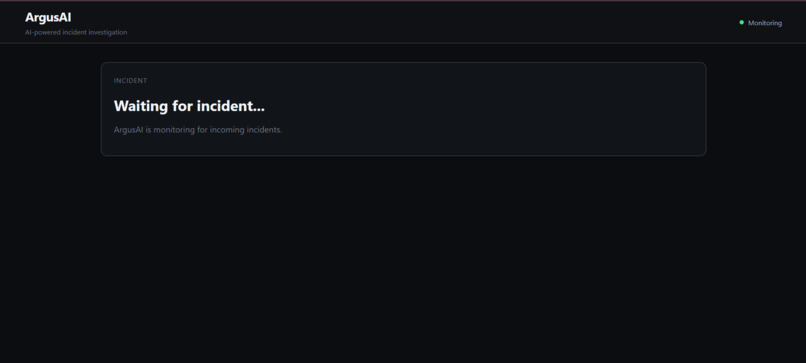 ArgusAI — AI-Powered Incident Intelligence – screenshot 3