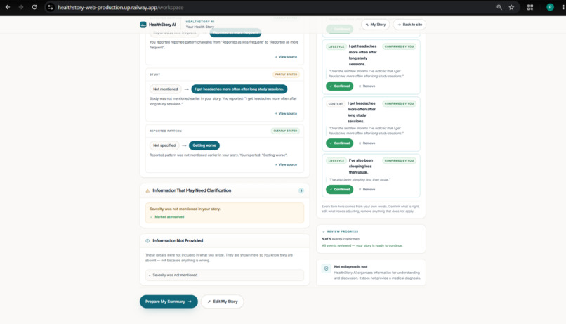  Healthstory AI – screenshot 13