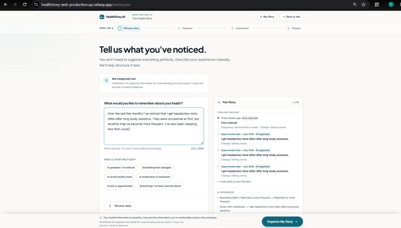  Healthstory AI – screenshot 8