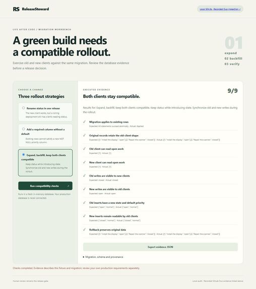 ReleaseSteward – screenshot 1