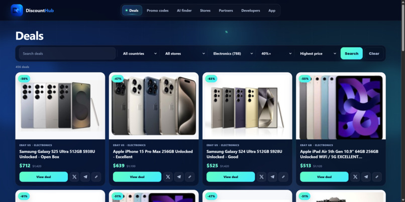DiscountHub — AI Shopping Platform – screenshot 3