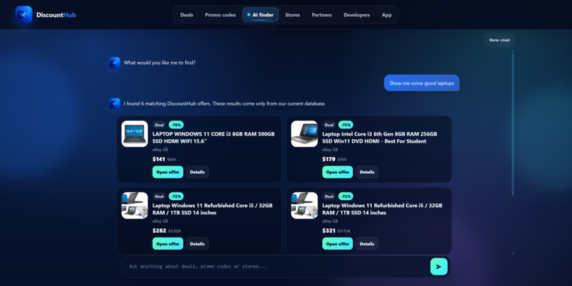 DiscountHub — AI Shopping Platform – screenshot 5