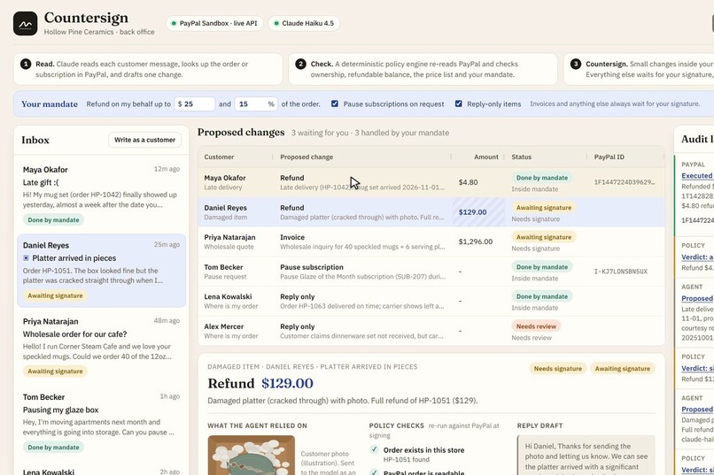 Countersign – screenshot 1