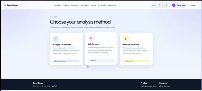 TweetForge AI: Community Content Engine – screenshot 2