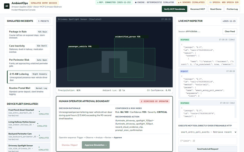 AmbientOps: Calm Incident Response for Alexa+ – screenshot 2