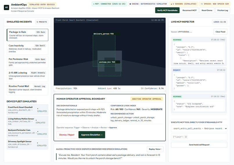 AmbientOps: Calm Incident Response for Alexa+ – screenshot 3