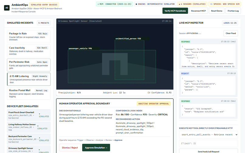 AmbientOps: Calm Incident Response for Alexa+ – screenshot 4
