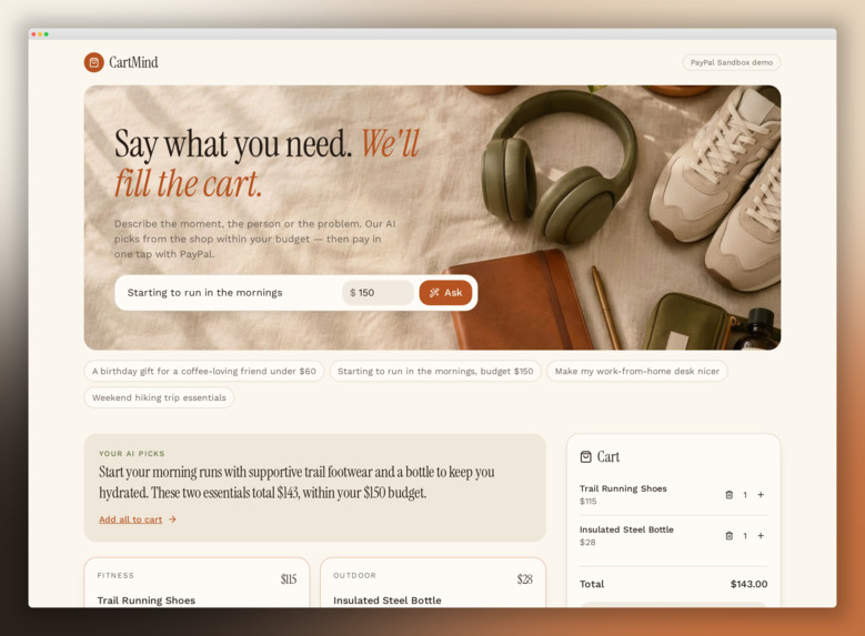 CartMind  – screenshot 1