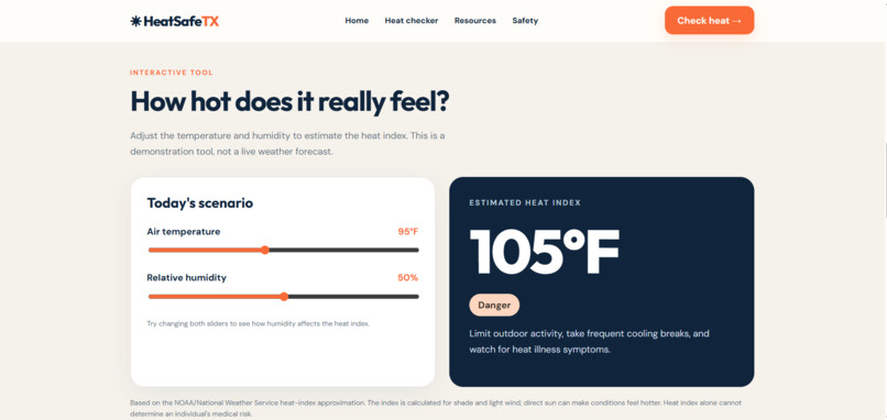 HeatSafeTX – screenshot 3