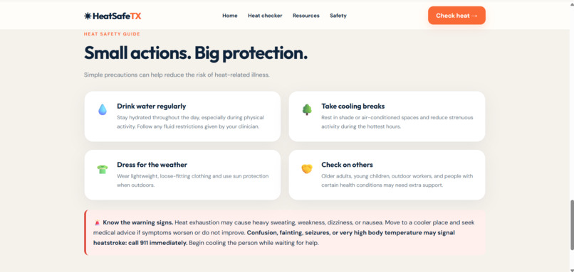 HeatSafeTX – screenshot 5