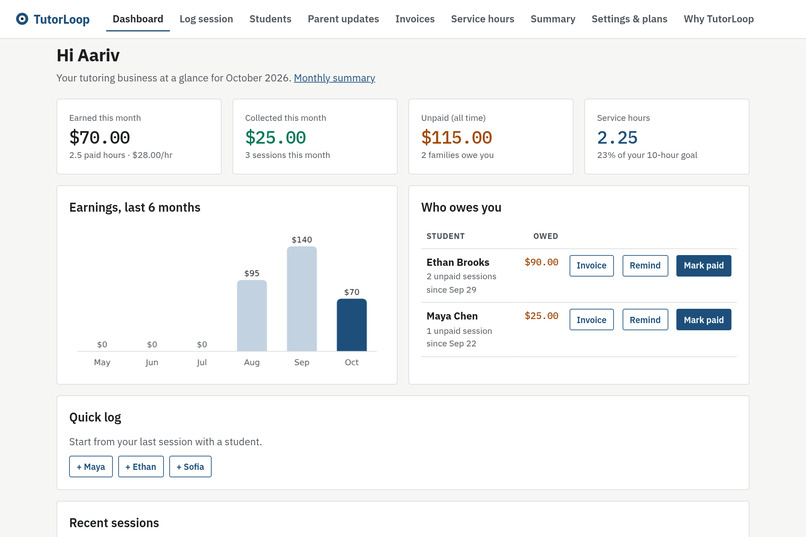 TutorLoop – screenshot 6