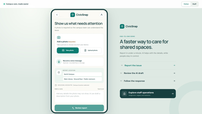 CivicSnap - Campus Care – screenshot 8