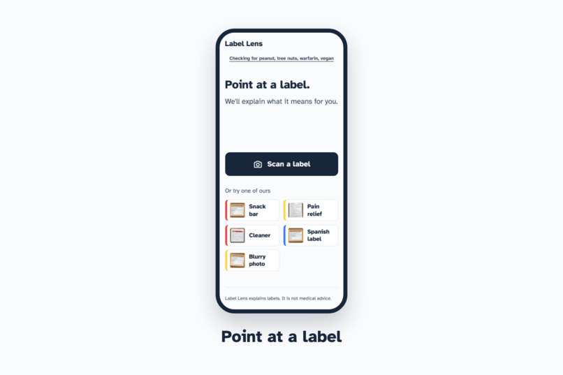 Label Lens – screenshot 3