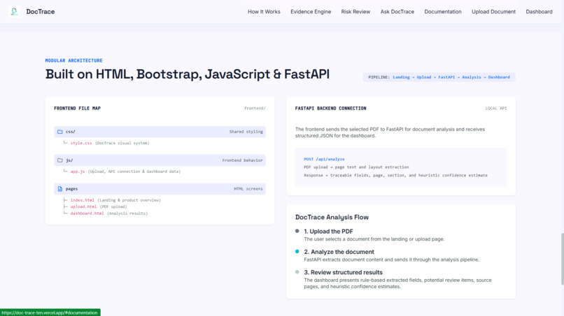 DocTrace: Clear, Verifiable Document Histories – screenshot 2