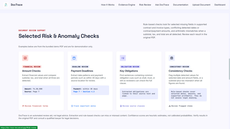 DocTrace: Clear, Verifiable Document Histories – screenshot 6