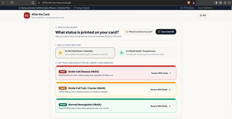 Sickle Cell Care Loop – screenshot 1