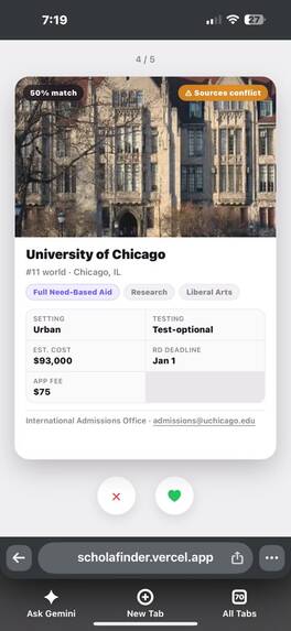 Scholafinder – screenshot 3