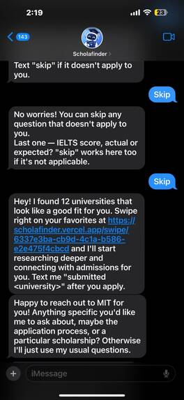 Scholafinder – screenshot 6