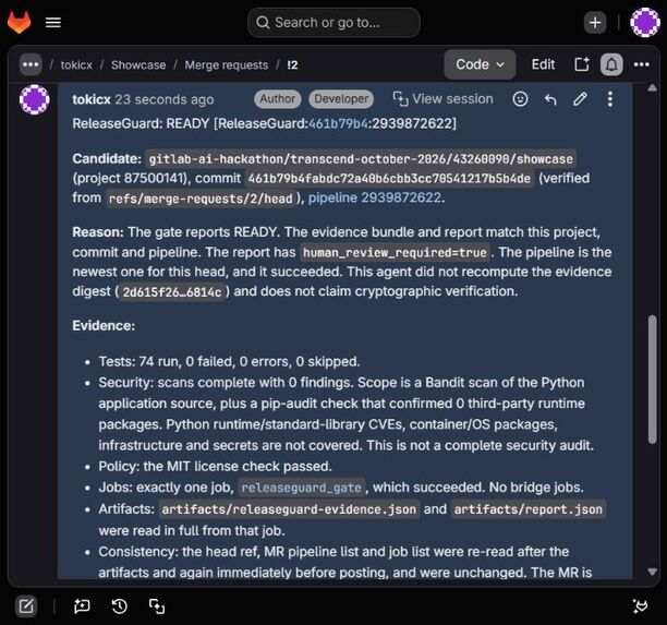 ReleaseGuard AI – screenshot 1