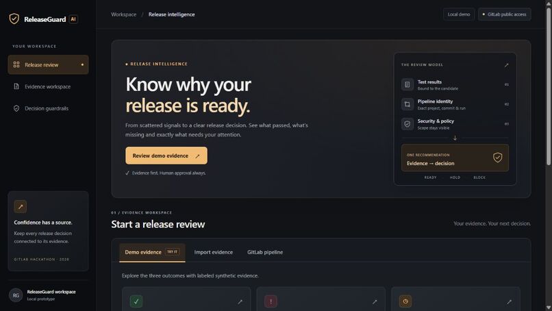 ReleaseGuard AI – screenshot 4
