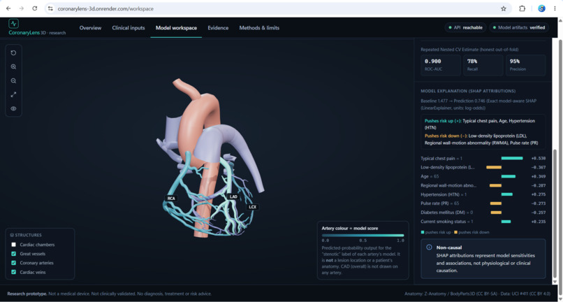 CoronaryLens 3D: Context Beyond the Score – screenshot 6