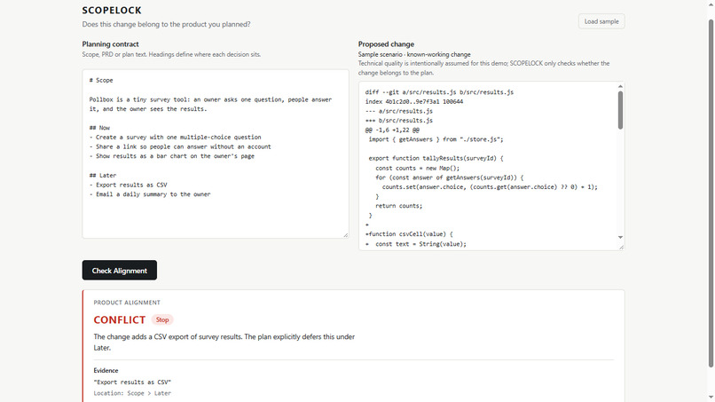 SCOPELOCK – screenshot 1