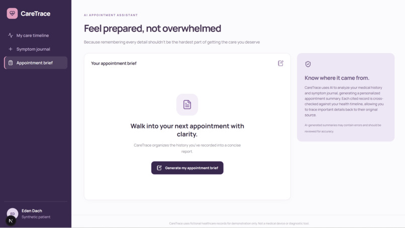 CareTrace – screenshot 4