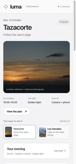 Luma Field Director – screenshot 2