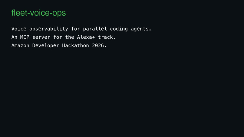 fleet-voice-ops – screenshot 2