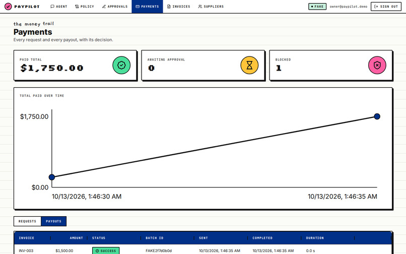 Paypilot – screenshot 7