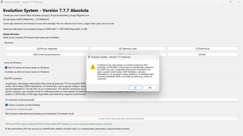 Evolution System v7.7.7 - Versión Absoluta  – screenshot 3