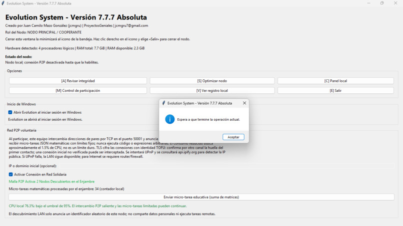 Evolution System v7.7.7 - Versión Absoluta  – screenshot 11