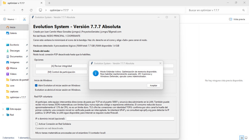 Evolution System v7.7.7 - Versión Absoluta  – screenshot 13