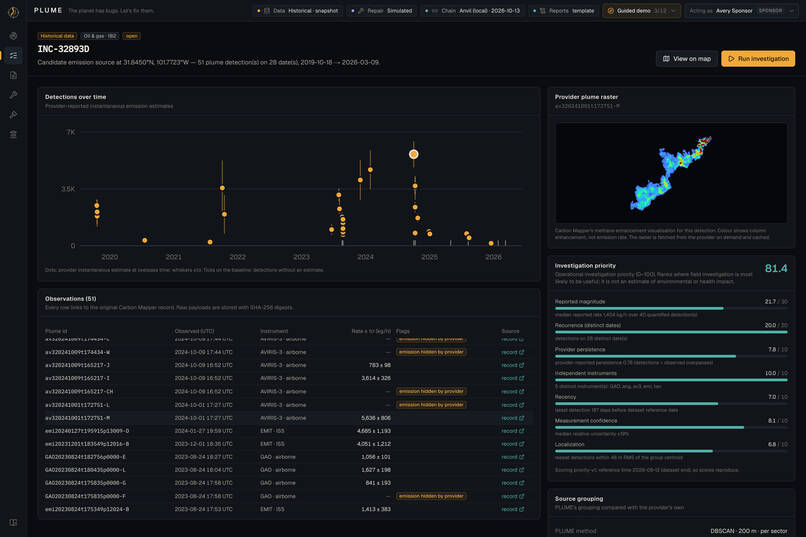 PLUME: Earth's First Climate Bug-Bounty Network – screenshot 4