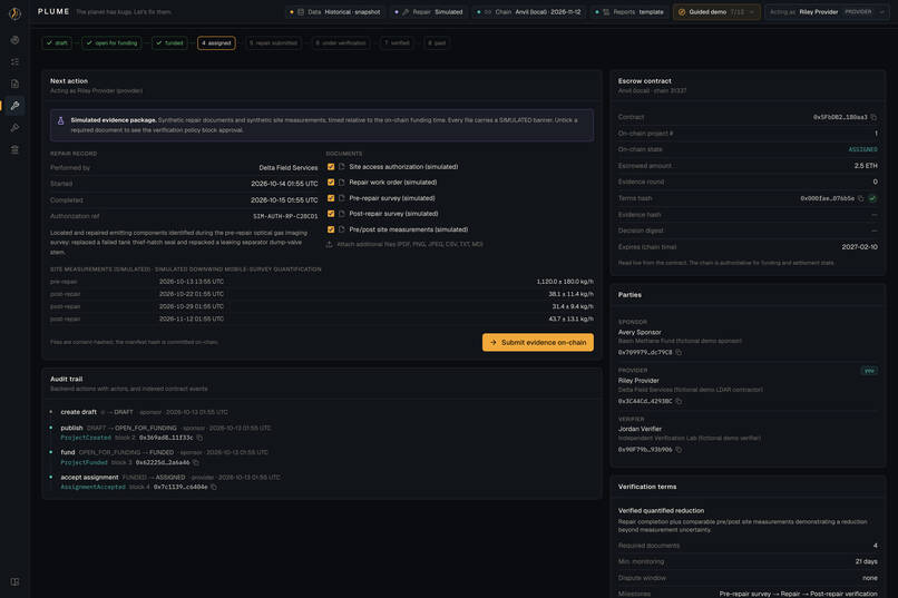 PLUME: Earth's First Climate Bug-Bounty Network – screenshot 8