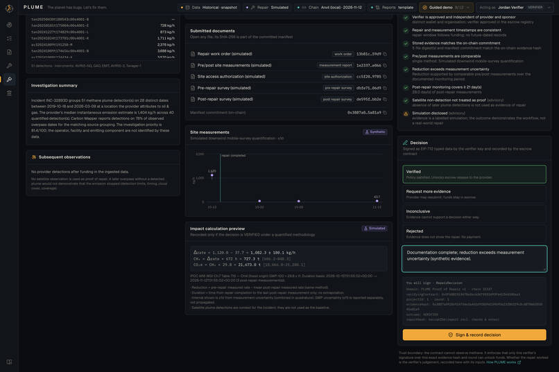 PLUME: Earth's First Climate Bug-Bounty Network – screenshot 10